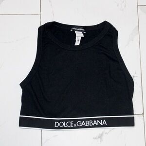 Dolce & Gabbana Fine-rib Jersey Top